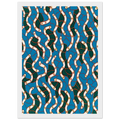 WAVES ON THE HUDSON RIVER 1988 Framed Poster | Yayoi Kusama Framed Prints Wall Art | Yayoi Kusama Prints