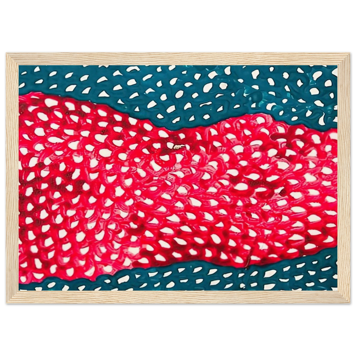 WAVES 1953 Framed Poster | Yayoi Kusama Framed Prints Wall Art | Yayoi Kusama Prints
