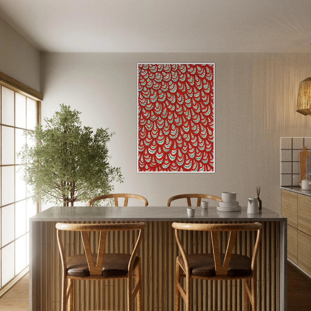 PETALS 1988 Framed Poster | Yayoi Kusama Framed Prints Wall Art | Yayoi Kusama Prints