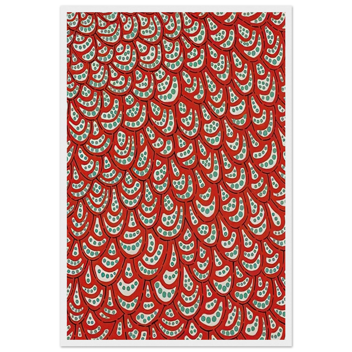 PETALS 1988 Framed Poster | Yayoi Kusama Framed Prints Wall Art | Yayoi Kusama Prints