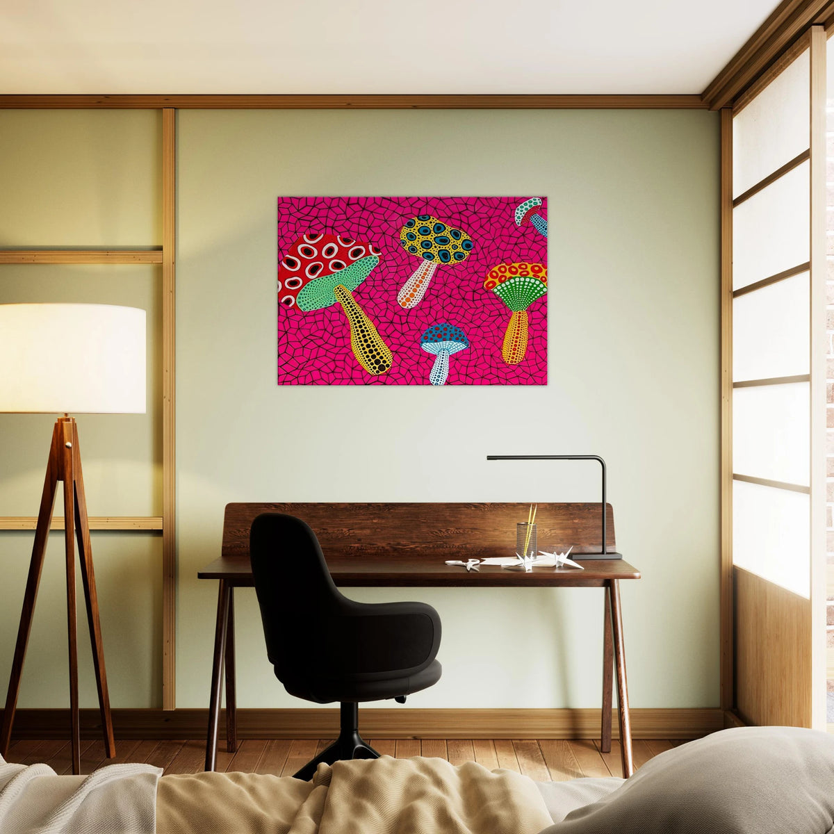 MUSHROOMS 1995 Canvas | Yayoi Kusama Canvas | Yayoi Kusama Prints