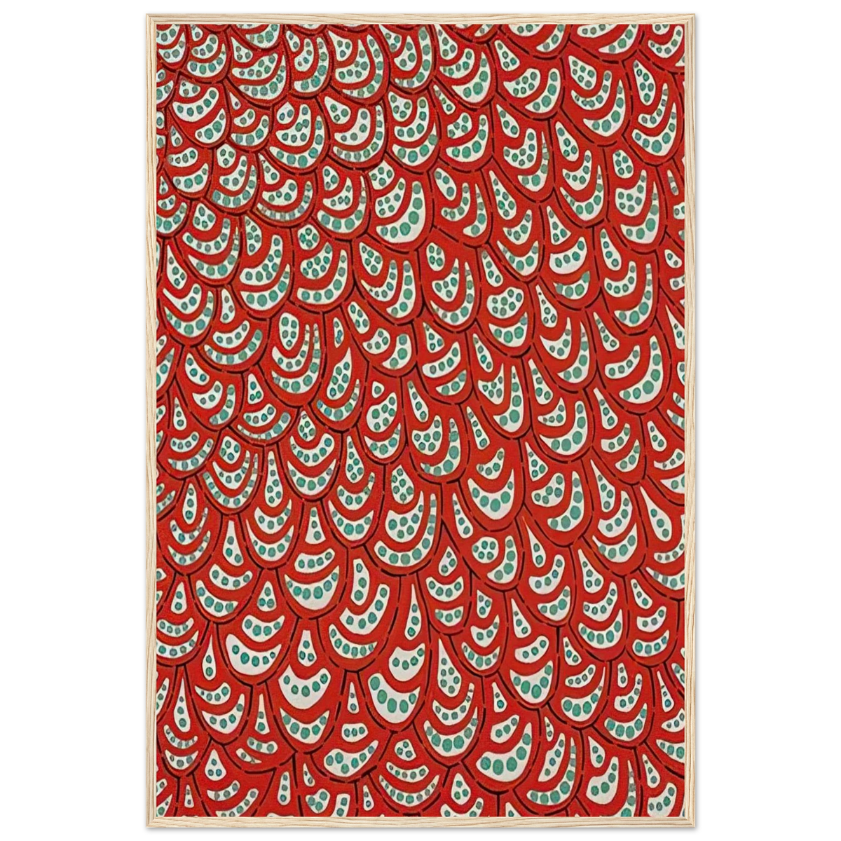 PETALS 1988 Framed Poster | Yayoi Kusama Framed Prints Wall Art | Yayoi Kusama Prints