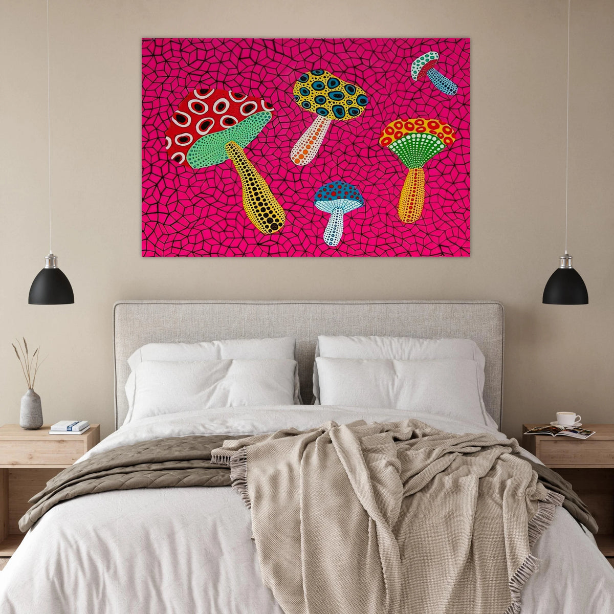 MUSHROOMS 1995 Poster | Yayoi Kusama Poster | Yayoi Kusama Prints