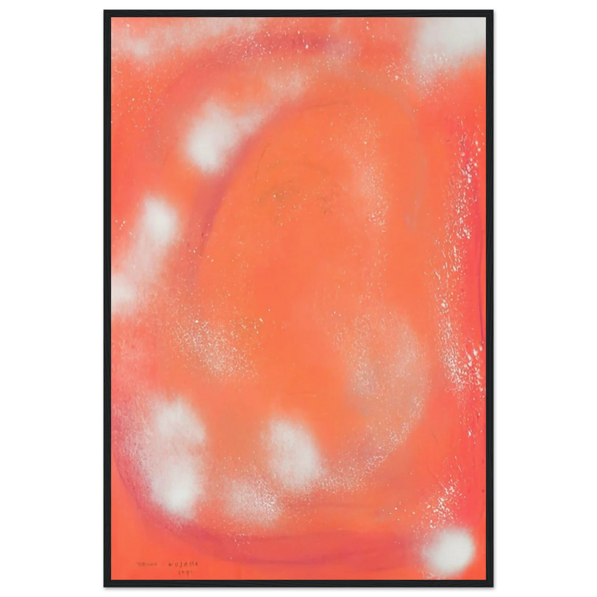 WOMAN IN THE WIND 1977 Framed Poster | Yayoi Kusama Framed Prints Wall Art | Yayoi Kusama Prints