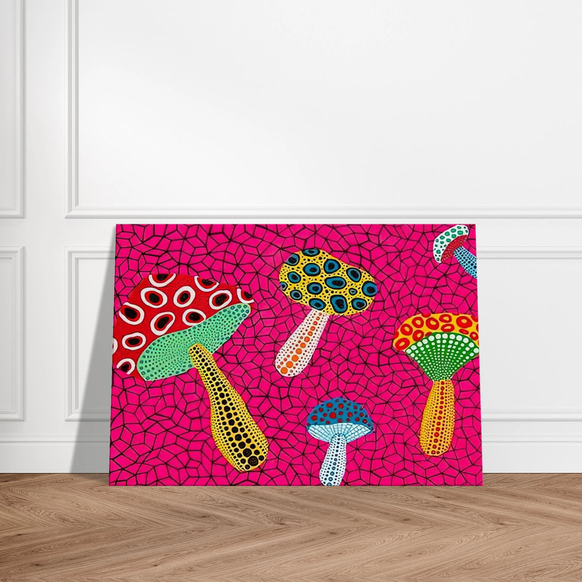 MUSHROOMS 1995 Canvas | Yayoi Kusama Canvas | Yayoi Kusama Prints
