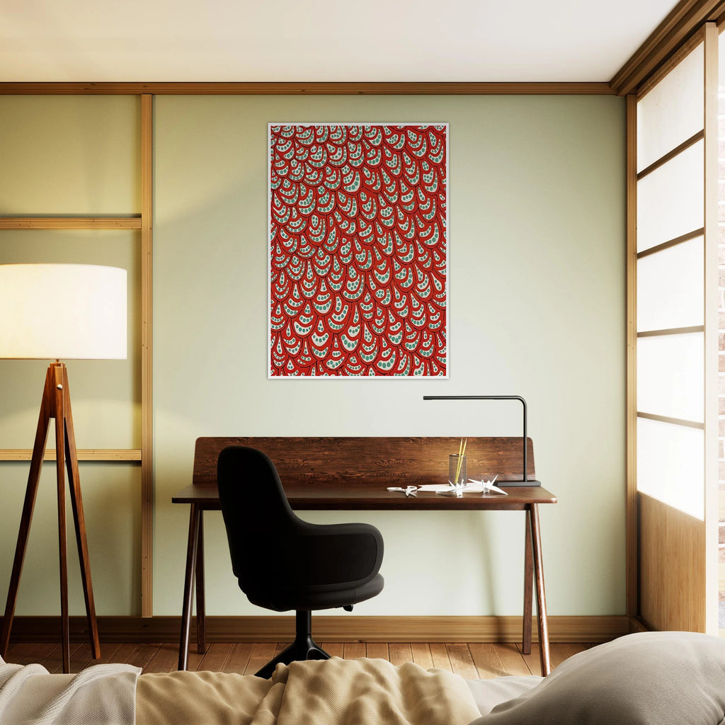 PETALS 1988 Framed Poster | Yayoi Kusama Framed Prints Wall Art | Yayoi Kusama Prints