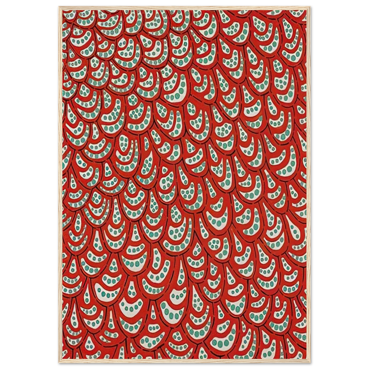 PETALS 1988 Framed Poster | Yayoi Kusama Framed Prints Wall Art | Yayoi Kusama Prints