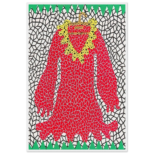DRESS 1982 Framed Poster | Yayoi Kusama Framed Prints Wall Art | Yayoi Kusama Prints