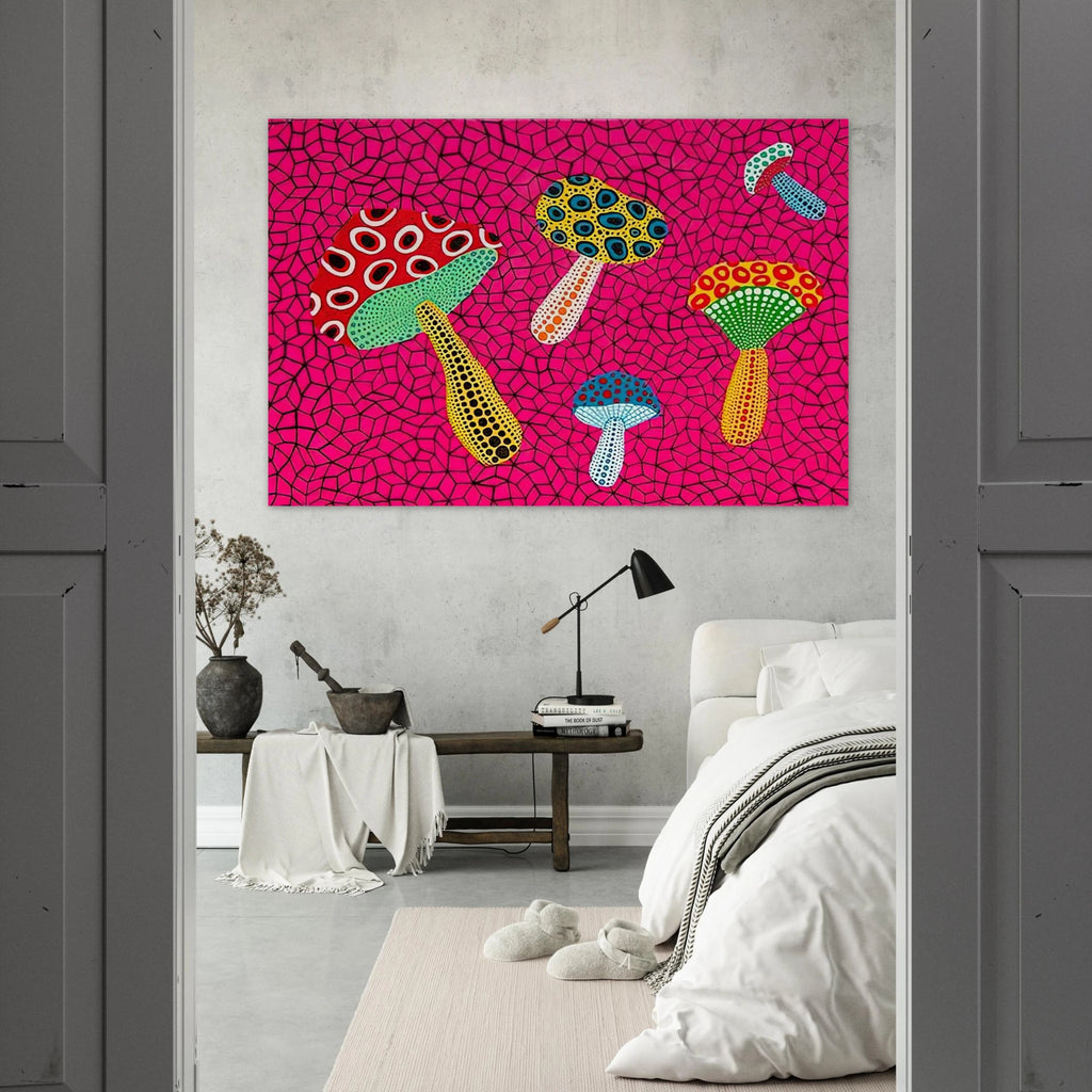 MUSHROOMS 1995 Poster | Yayoi Kusama Poster | Yayoi Kusama Prints