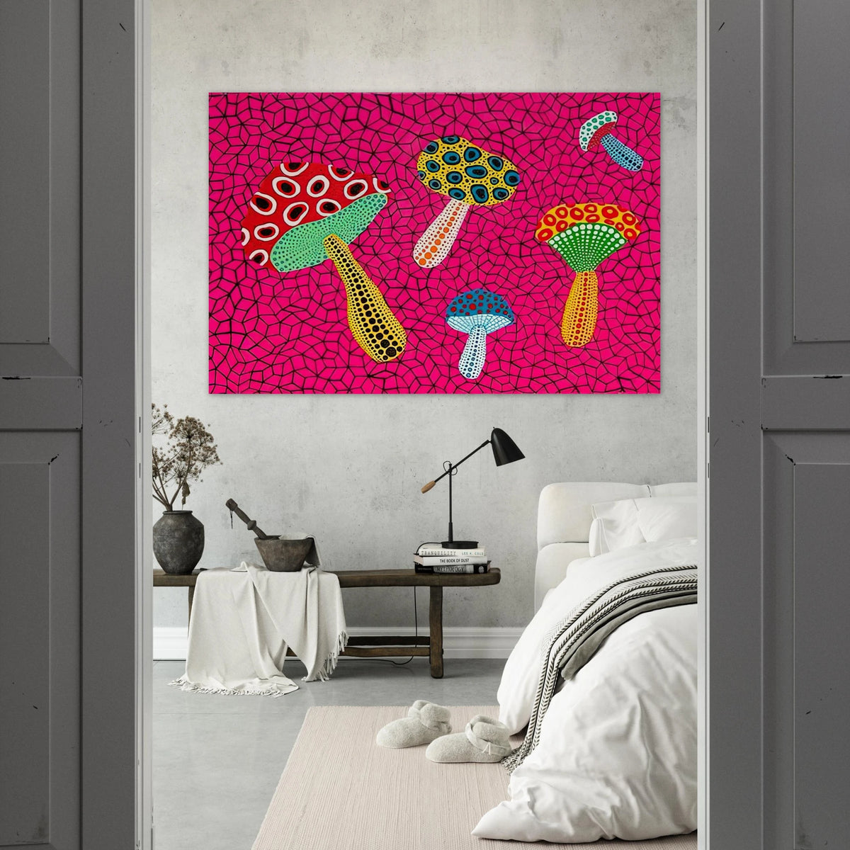 MUSHROOMS 1995 Poster | Yayoi Kusama Poster | Yayoi Kusama Prints