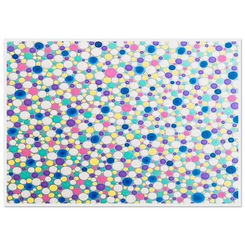 DOTS 2004 Framed Poster | Yayoi Kusama Framed Prints Wall Art | Yayoi Kusama Prints