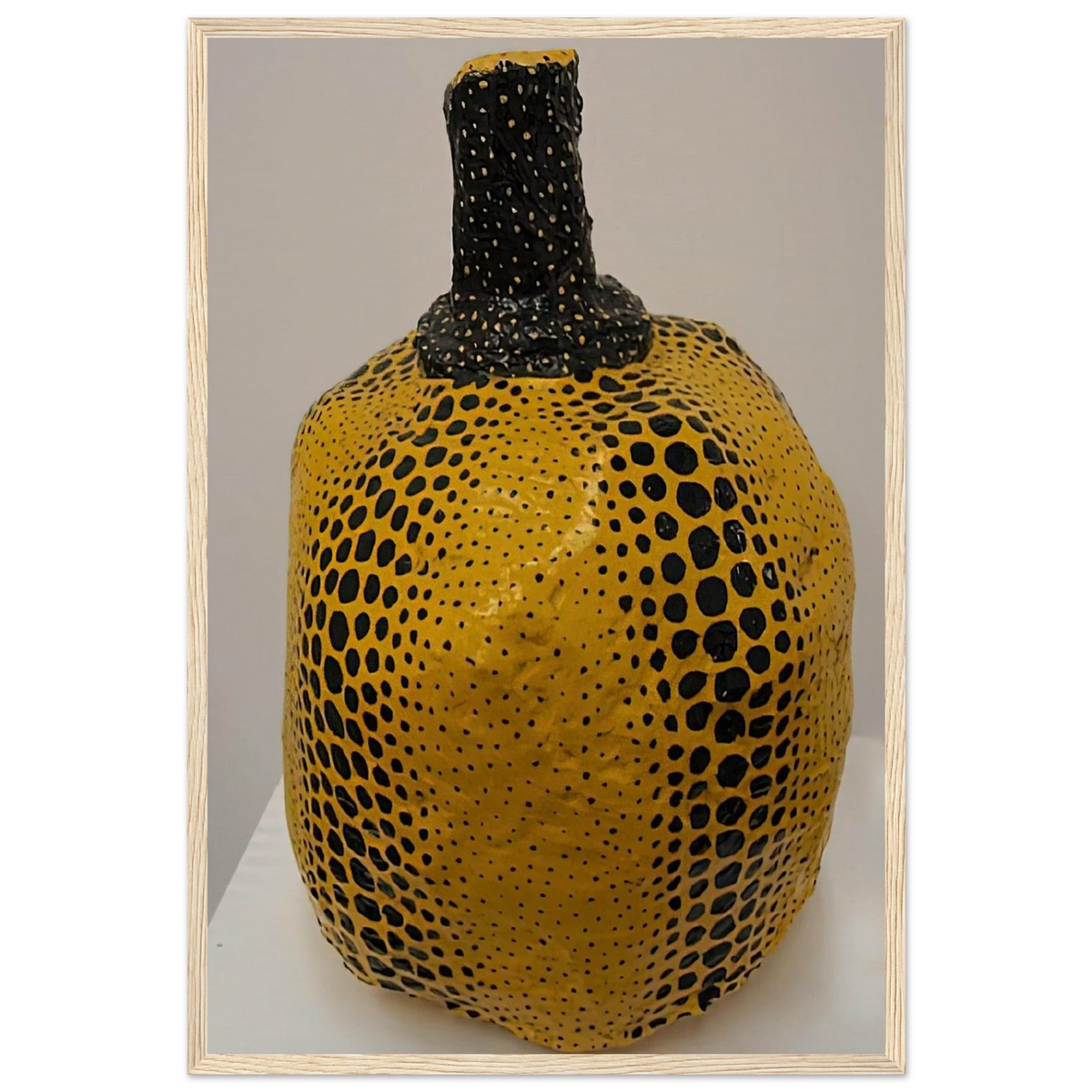 PUMPKIN 1983 Framed Poster | Yayoi Kusama Framed Prints Wall Art | Yayoi Kusama Prints