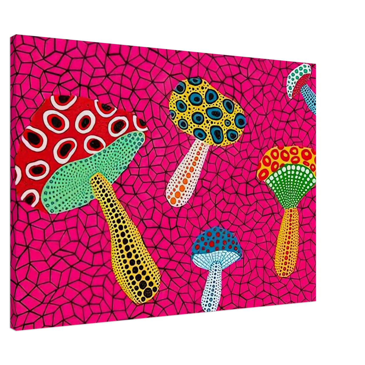 MUSHROOMS 1995 Canvas | Yayoi Kusama Canvas | Yayoi Kusama Prints