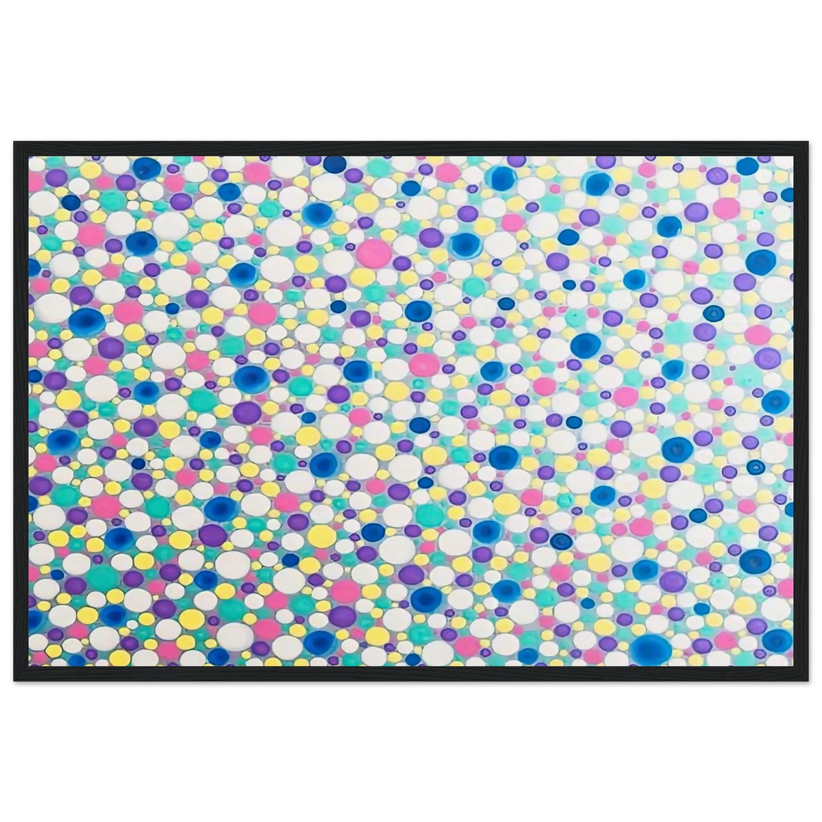 DOTS 2004 Framed Poster | Yayoi Kusama Framed Prints Wall Art | Yayoi Kusama Prints