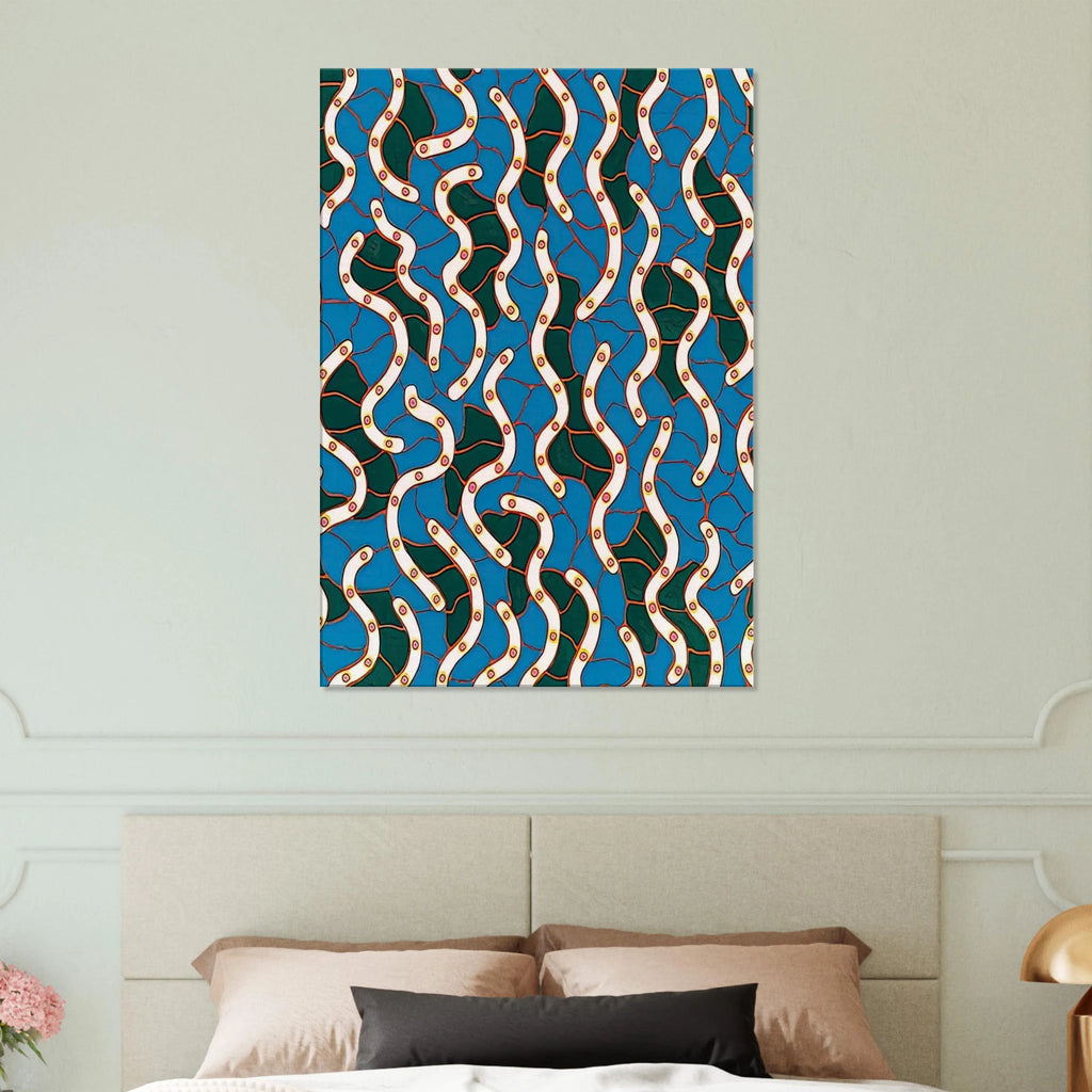 WAVES ON THE HUDSON RIVER 1988 Canvas | Yayoi Kusama Canvas | Yayoi Kusama Prints
