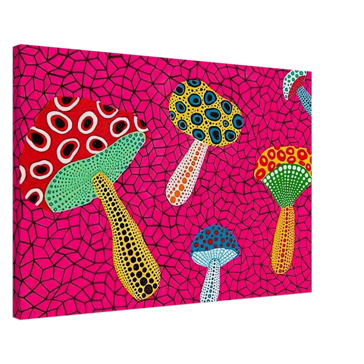 MUSHROOMS 1995 Canvas | Yayoi Kusama Canvas | Yayoi Kusama Prints
