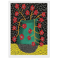 FLOWERS 1983 Framed Poster | Yayoi Kusama Framed Prints Wall Art | Yayoi Kusama Prints