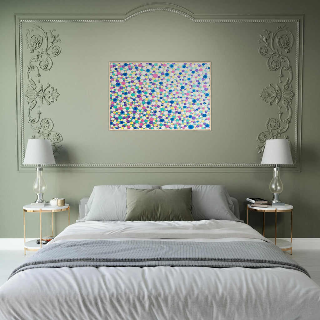 DOTS 2004 Framed Poster | Yayoi Kusama Framed Prints Wall Art | Yayoi Kusama Prints