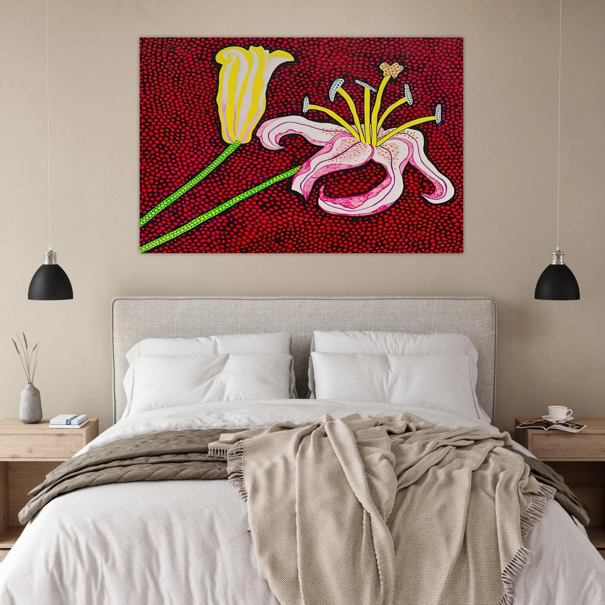 READY TO BLOSSOM IN THE MORNING 1989 Poster | Yayoi Kusama Poster | Yayoi Kusama Prints