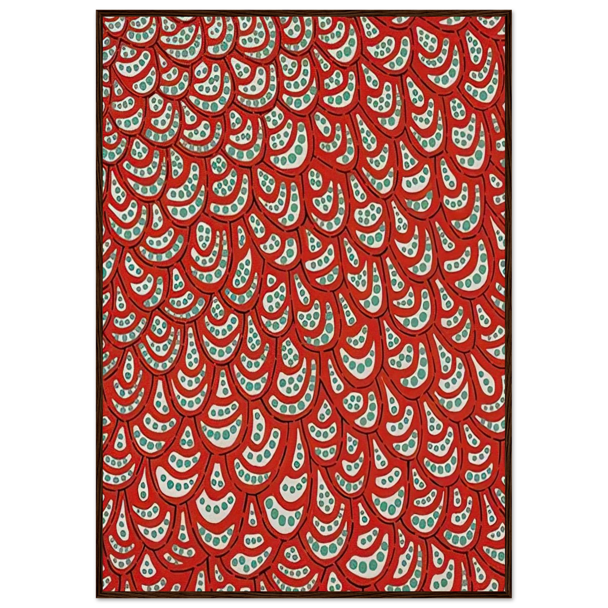 PETALS 1988 Framed Poster | Yayoi Kusama Framed Prints Wall Art | Yayoi Kusama Prints