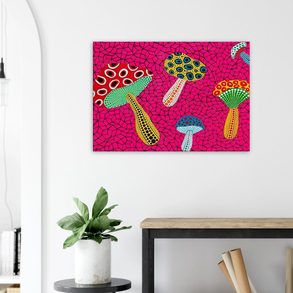 MUSHROOMS 1995 Canvas | Yayoi Kusama Canvas | Yayoi Kusama Prints