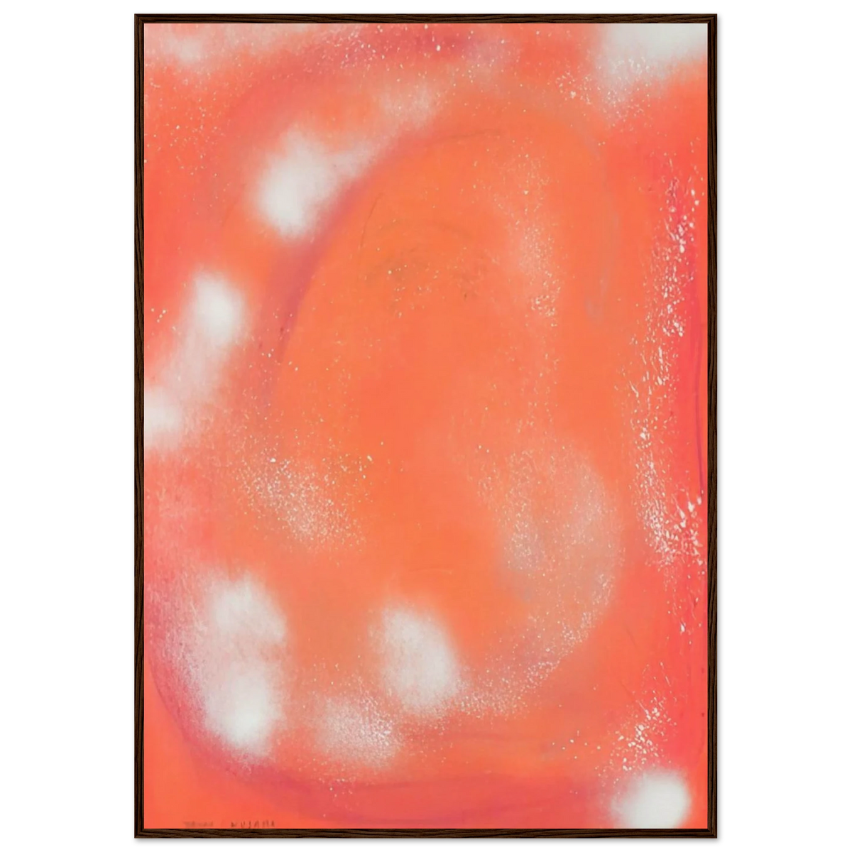 WOMAN IN THE WIND 1977 Framed Poster | Yayoi Kusama Framed Prints Wall Art | Yayoi Kusama Prints