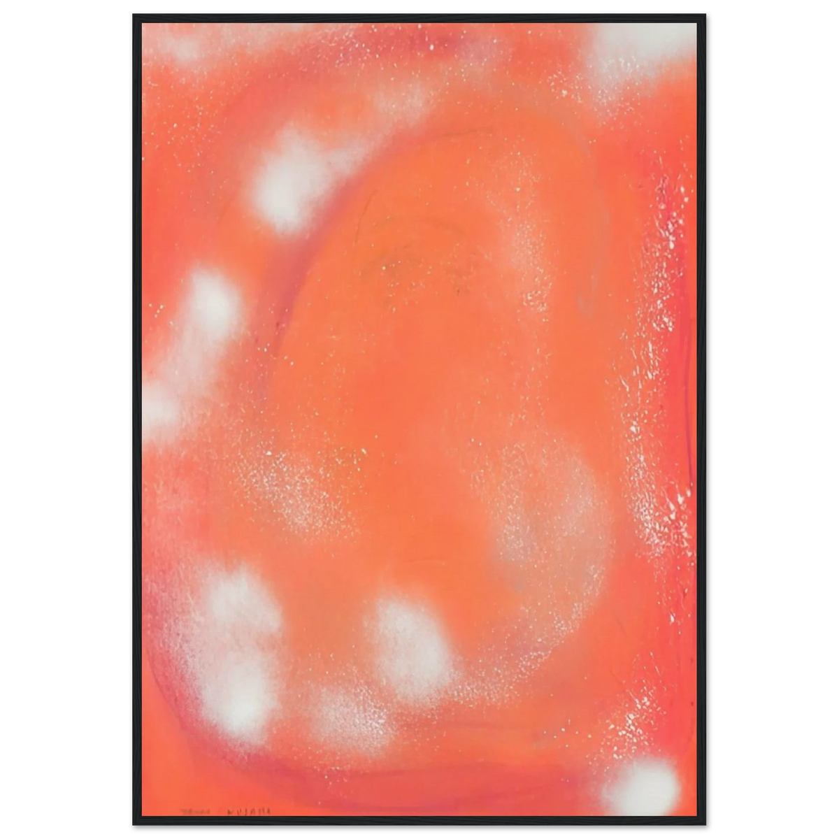WOMAN IN THE WIND 1977 Framed Poster | Yayoi Kusama Framed Prints Wall Art | Yayoi Kusama Prints