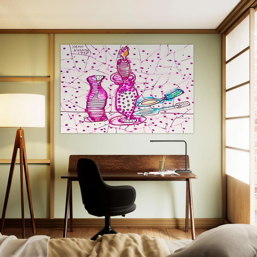 STILL LIFE OF CANDLESTICK 1978 Poster | Yayoi Kusama Poster | Yayoi Kusama Prints
