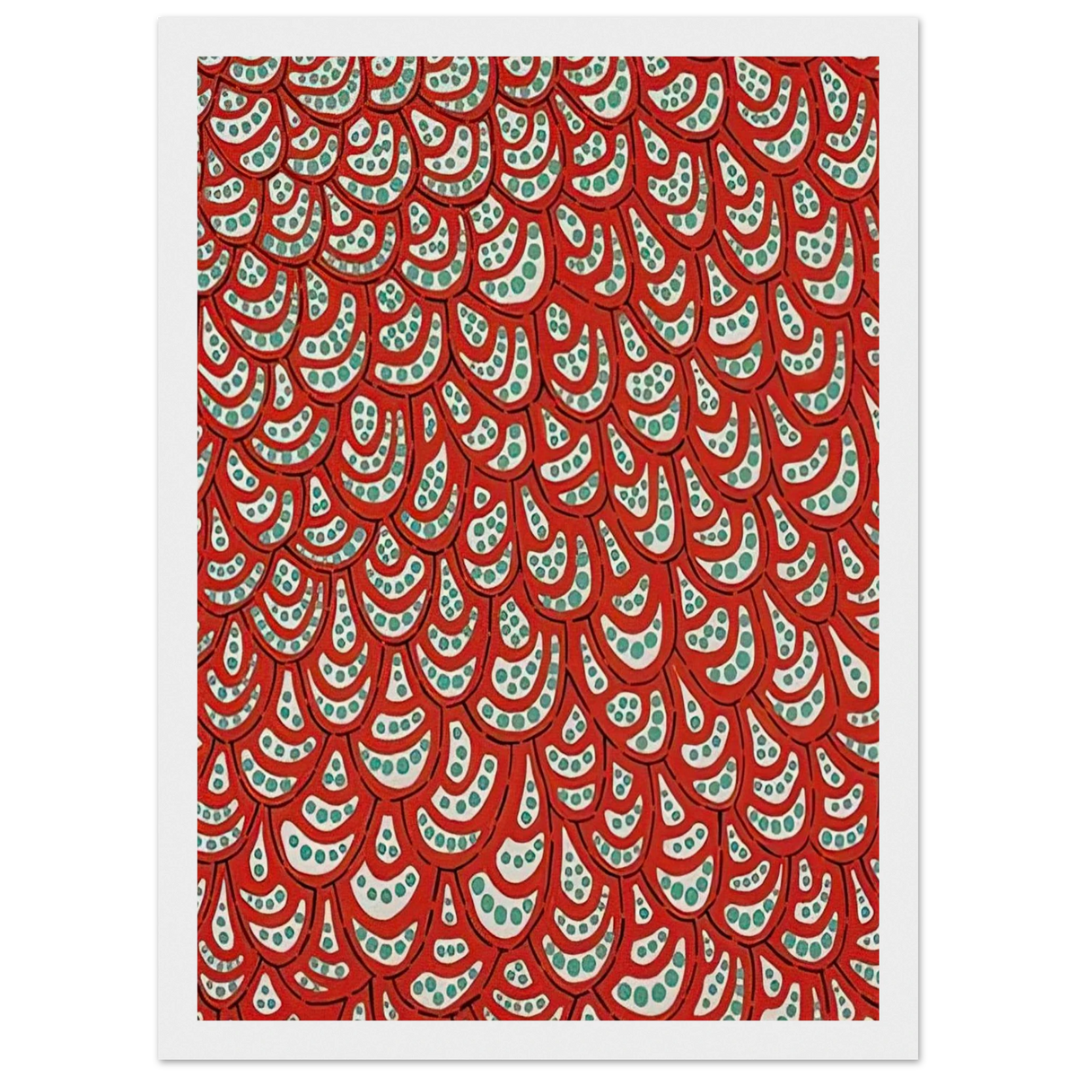 PETALS 1988 Framed Poster | Yayoi Kusama Framed Prints Wall Art | Yayoi Kusama Prints