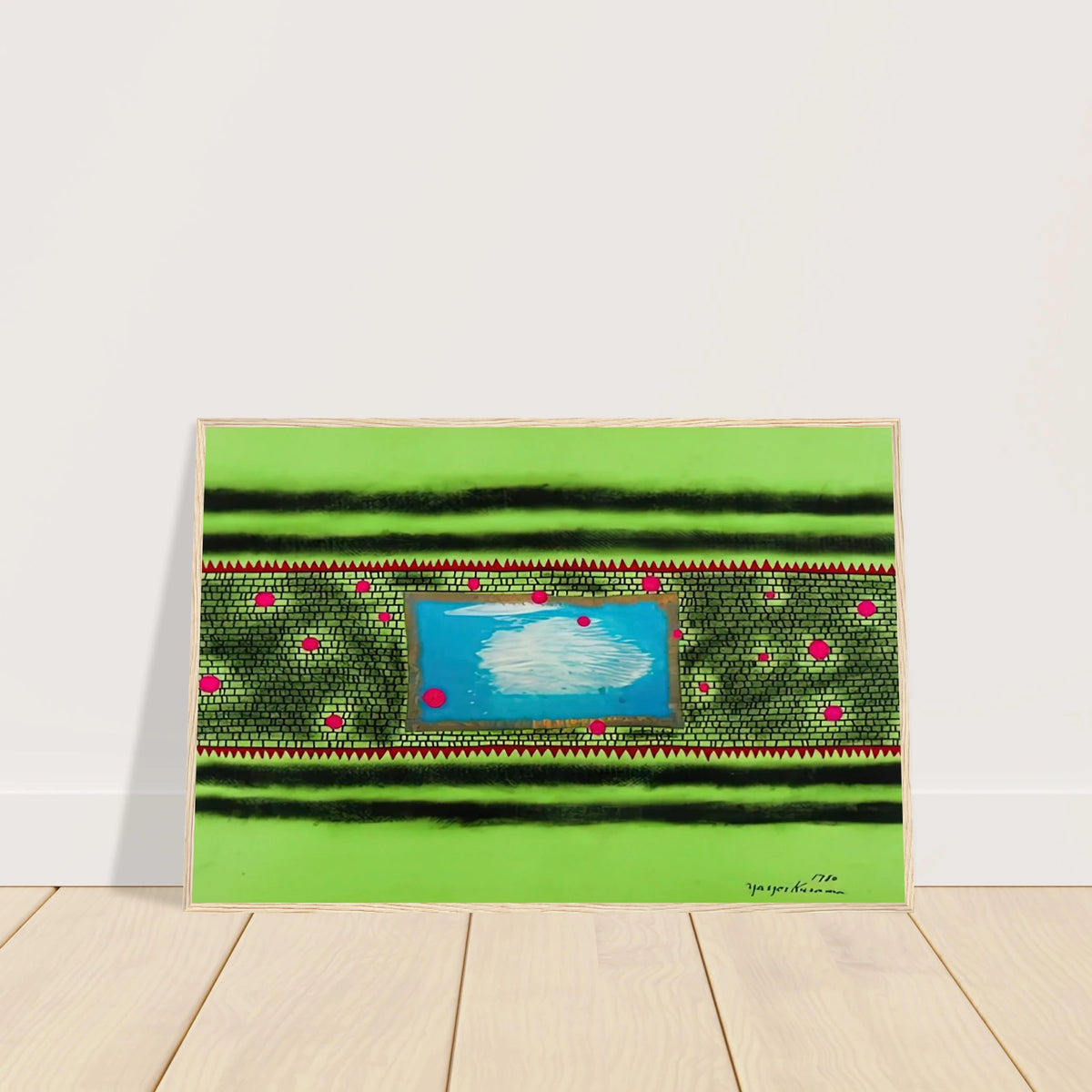 TRAVELING WATER 1980 Framed Poster | Yayoi Kusama Framed Prints Wall Art | Yayoi Kusama Prints