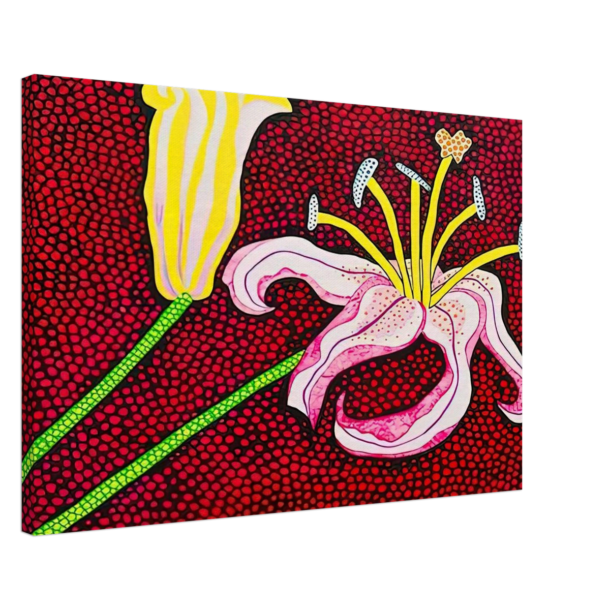 READY TO BLOSSOM IN THE MORNING 1989 Canvas | Yayoi Kusama Canvas | Yayoi Kusama Prints