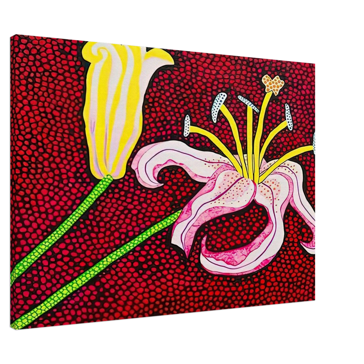 READY TO BLOSSOM IN THE MORNING 1989 Canvas | Yayoi Kusama Canvas | Yayoi Kusama Prints