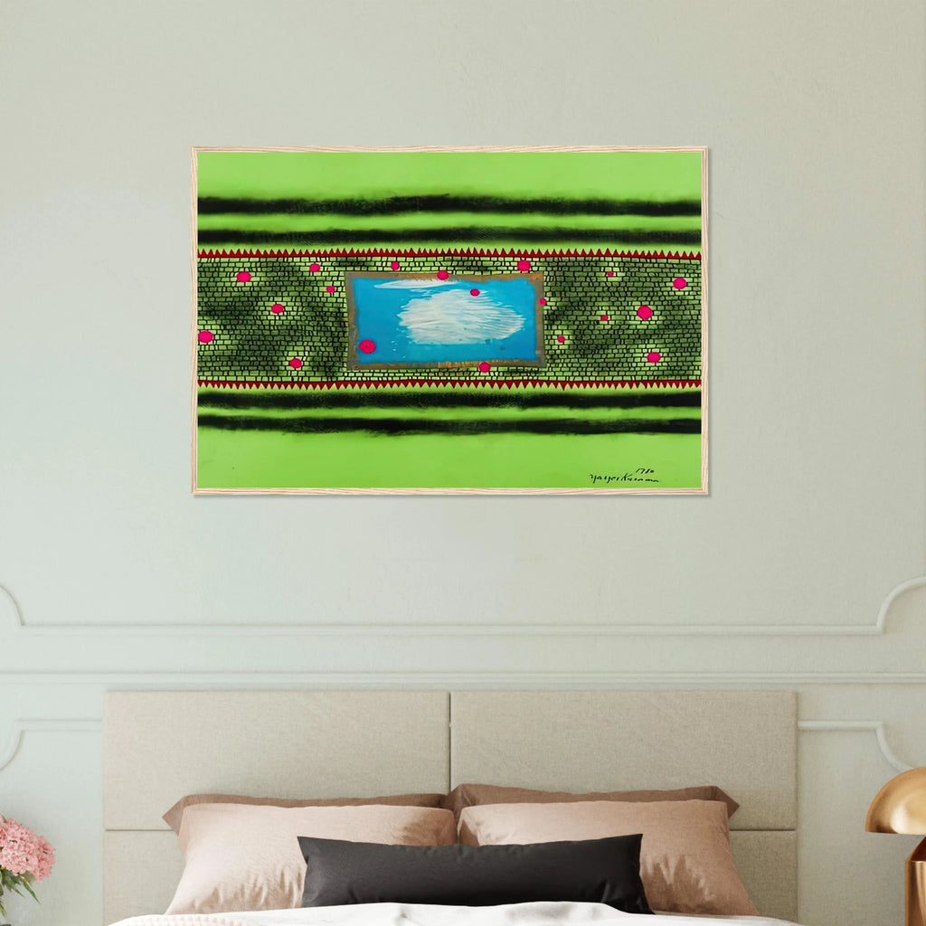 TRAVELING WATER 1980 Framed Poster | Yayoi Kusama Framed Prints Wall Art | Yayoi Kusama Prints