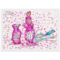 STILL LIFE OF CANDLESTICK 1978 Framed Poster | Yayoi Kusama Framed Prints Wall Art | Yayoi Kusama Prints