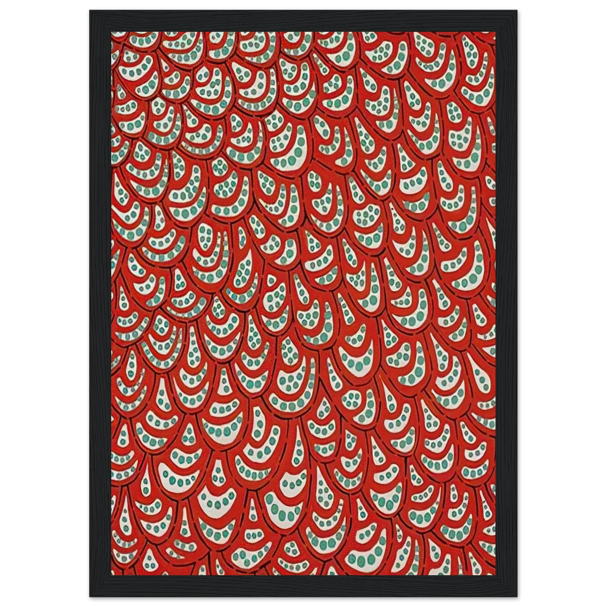 PETALS 1988 Framed Poster | Yayoi Kusama Framed Prints Wall Art | Yayoi Kusama Prints