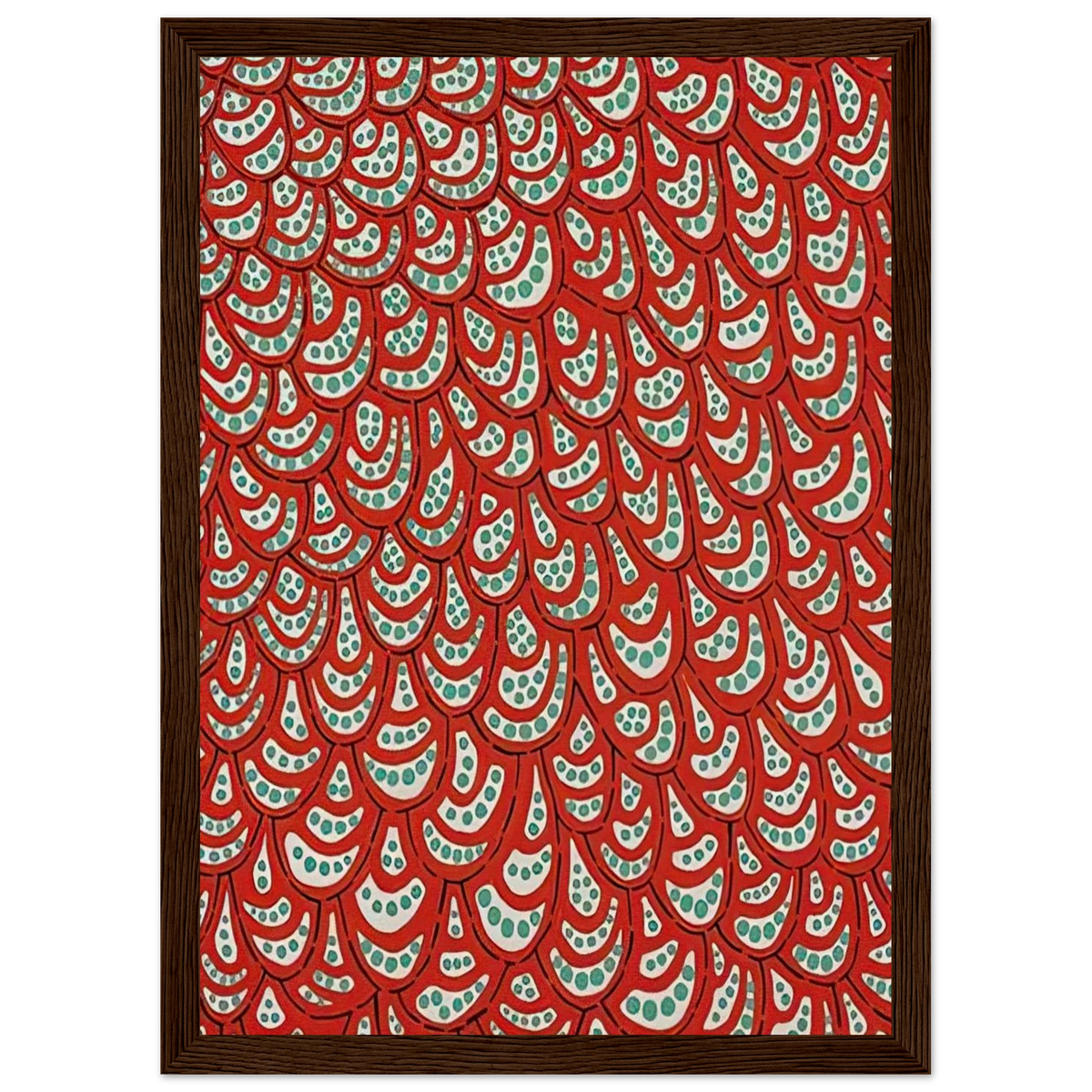 PETALS 1988 Framed Poster | Yayoi Kusama Framed Prints Wall Art | Yayoi Kusama Prints