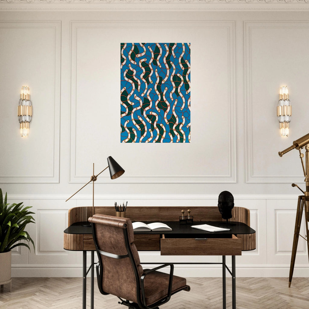 WAVES ON THE HUDSON RIVER 1988 Canvas | Yayoi Kusama Canvas | Yayoi Kusama Prints
