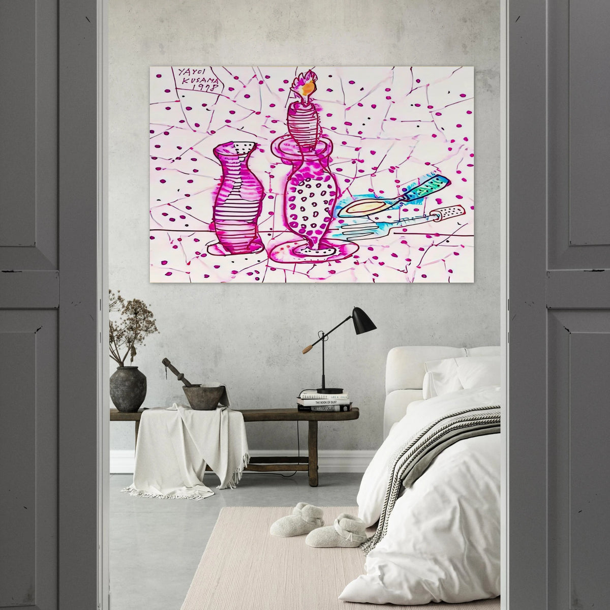 STILL LIFE OF CANDLESTICK 1978 Poster | Yayoi Kusama Poster | Yayoi Kusama Prints