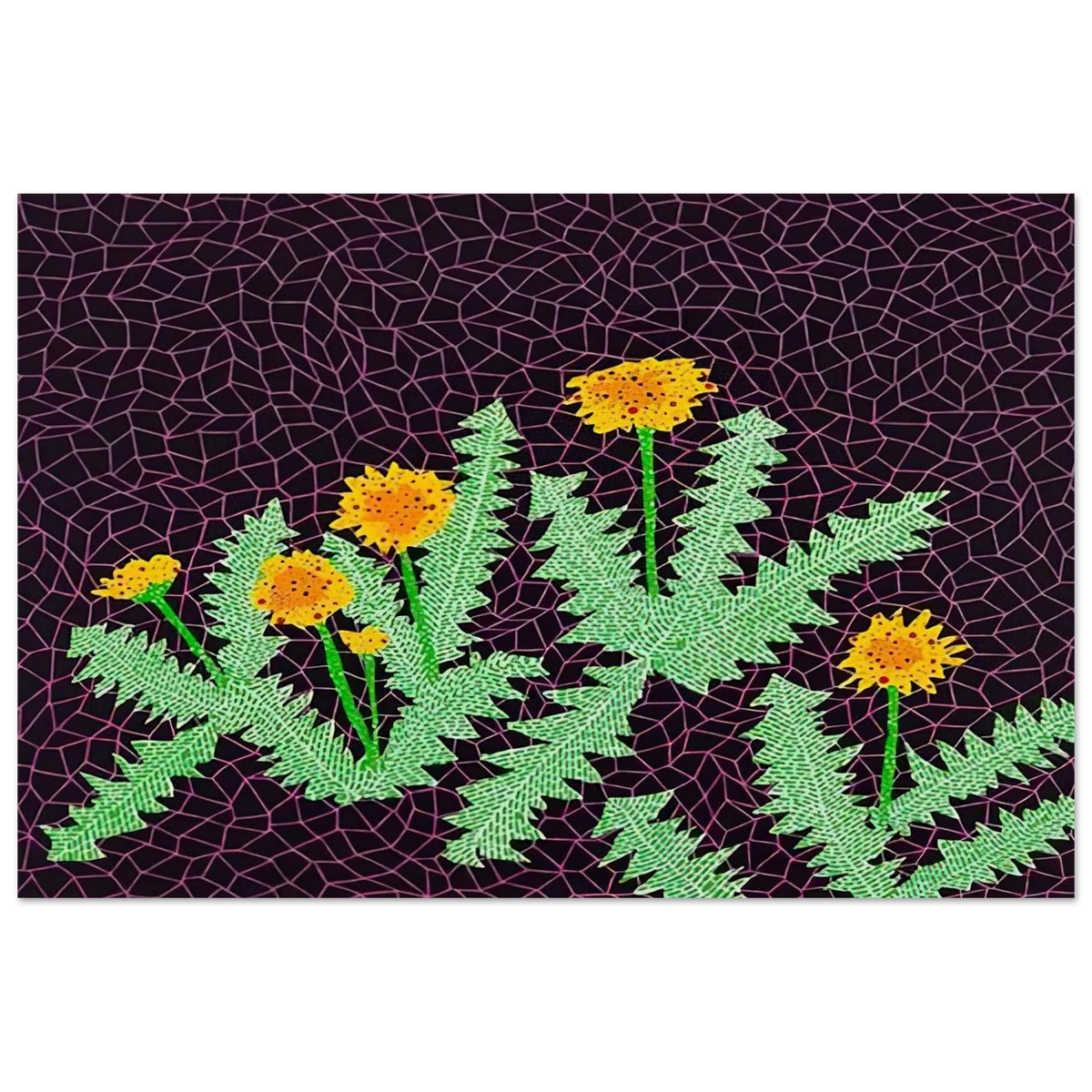 DANDELIONS 1985 Poster | Yayoi Kusama Poster | Yayoi Kusama Prints