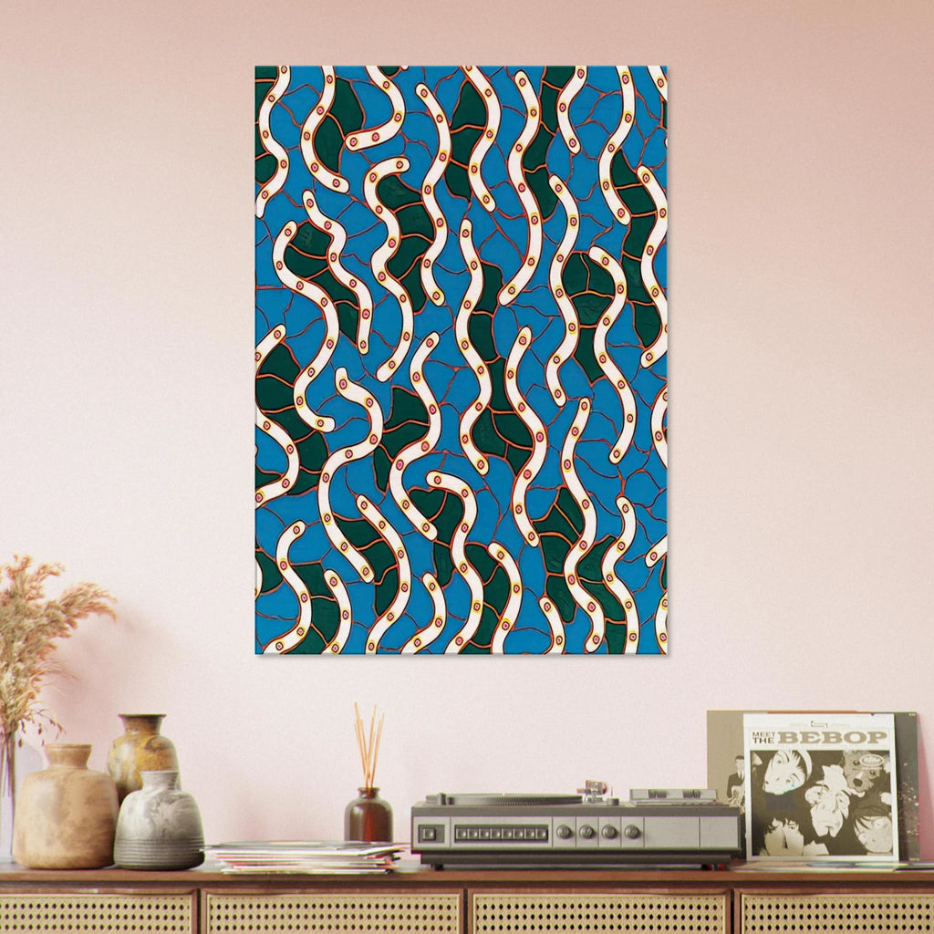WAVES ON THE HUDSON RIVER 1988 Canvas | Yayoi Kusama Canvas | Yayoi Kusama Prints