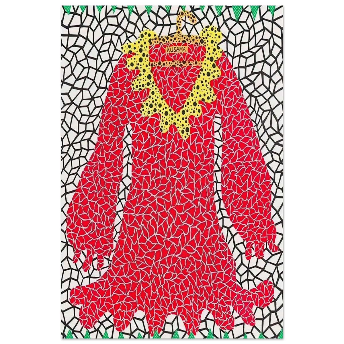 DRESS 1982 Poster | Yayoi Kusama Poster | Yayoi Kusama Prints