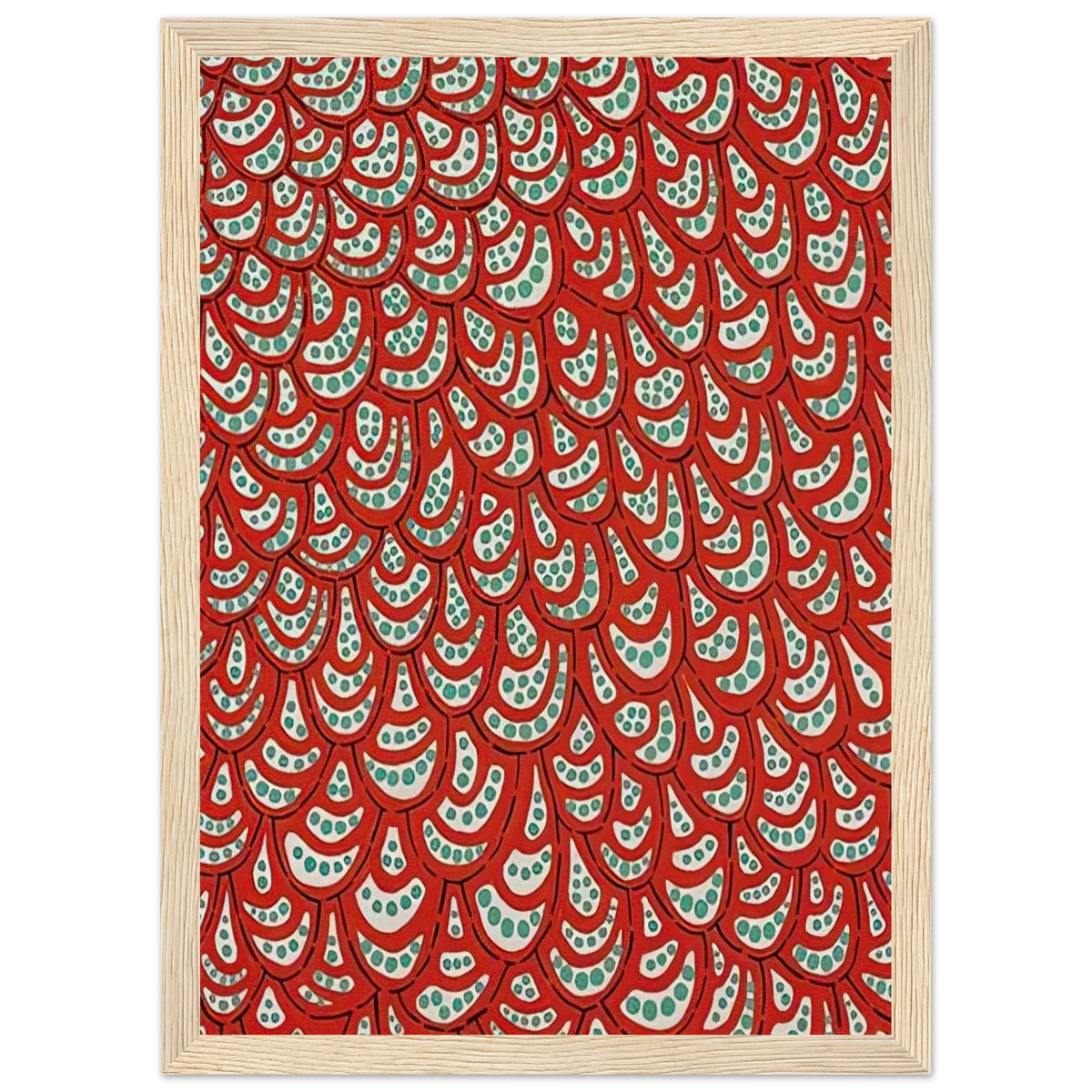 PETALS 1988 Framed Poster | Yayoi Kusama Framed Prints Wall Art | Yayoi Kusama Prints