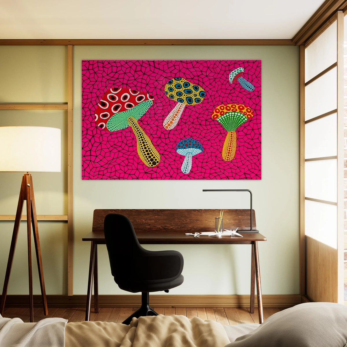 MUSHROOMS 1995 Poster | Yayoi Kusama Poster | Yayoi Kusama Prints
