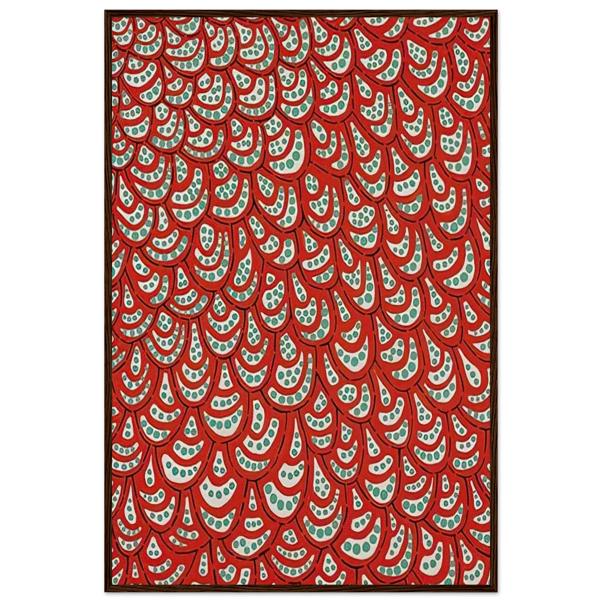 PETALS 1988 Framed Poster | Yayoi Kusama Framed Prints Wall Art | Yayoi Kusama Prints