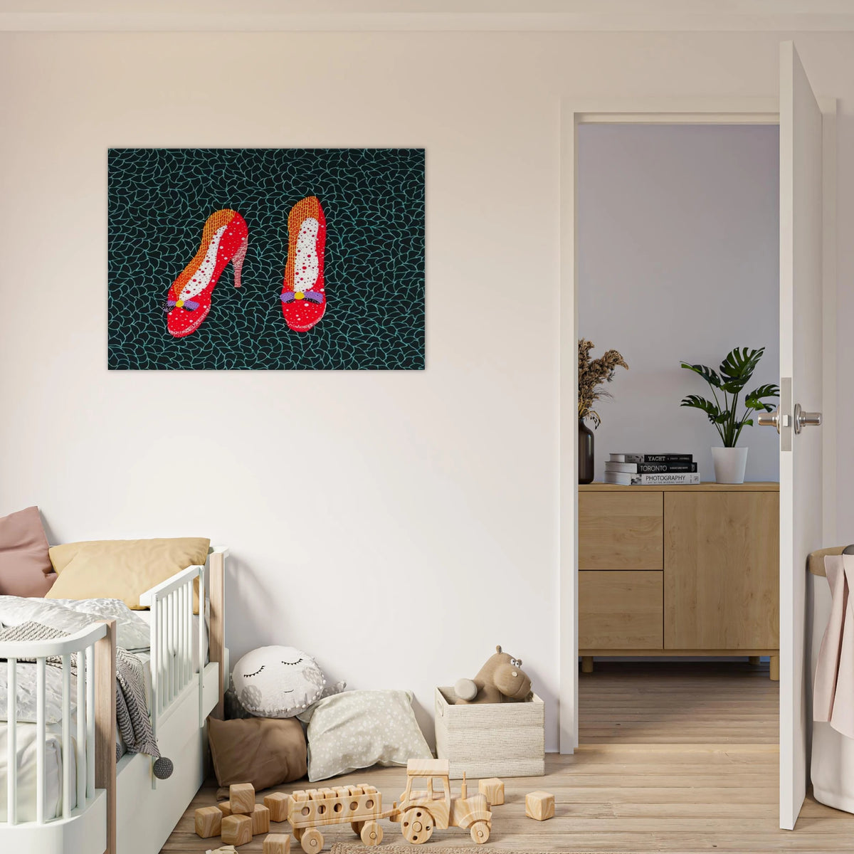 SHOES 1985 Canvas | Yayoi Kusama Canvas | Yayoi Kusama Prints