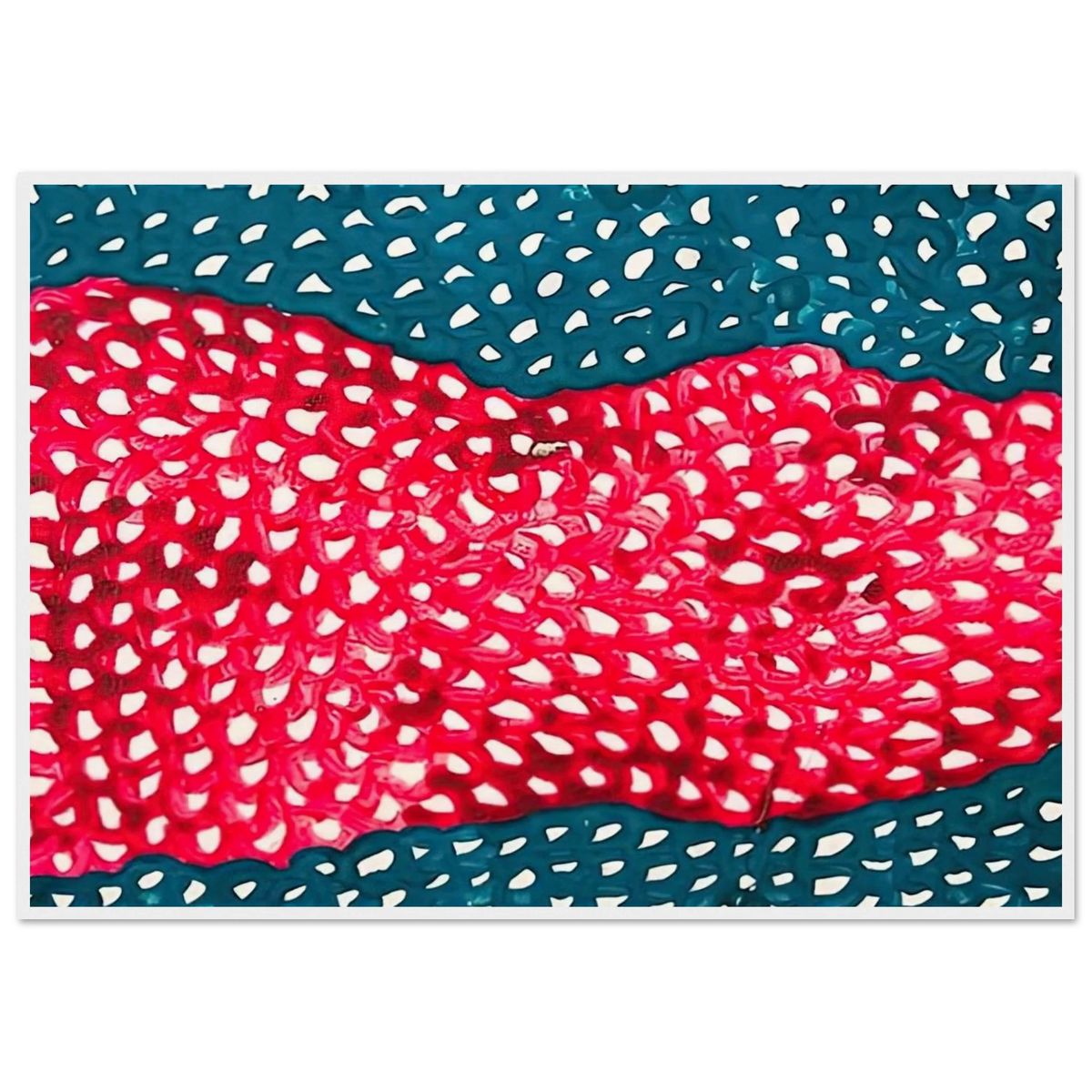 WAVES 1953 Framed Poster | Yayoi Kusama Framed Prints Wall Art | Yayoi Kusama Prints