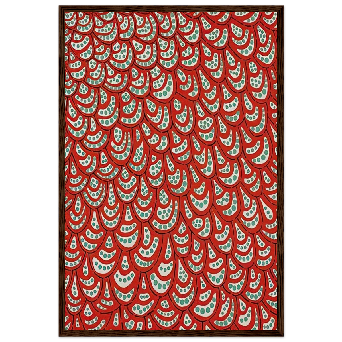 PETALS 1988 Framed Poster | Yayoi Kusama Framed Prints Wall Art | Yayoi Kusama Prints