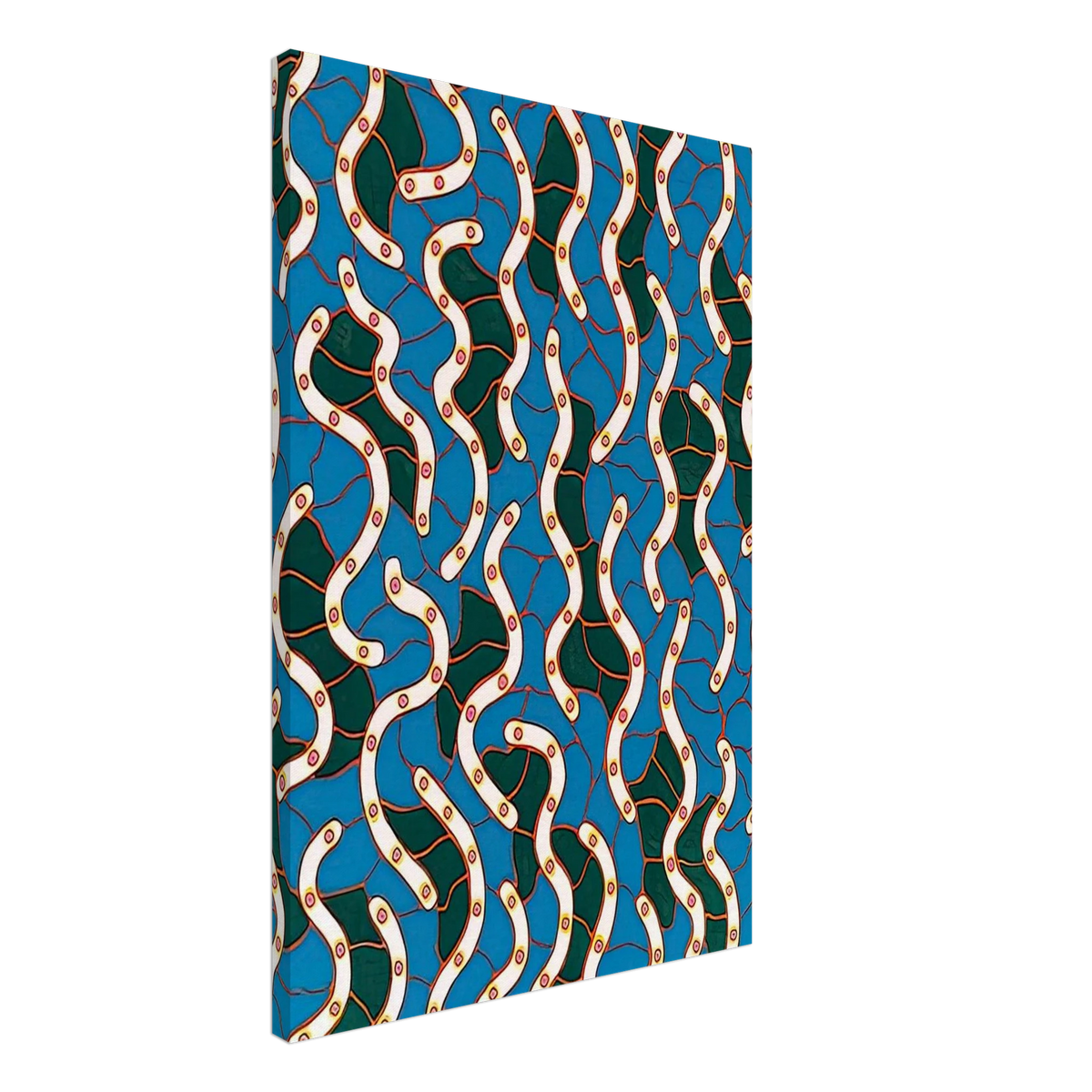 WAVES ON THE HUDSON RIVER 1988 Canvas | Yayoi Kusama Canvas | Yayoi Kusama Prints
