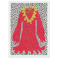 DRESS 1982 Framed Poster | Yayoi Kusama Framed Prints Wall Art | Yayoi Kusama Prints
