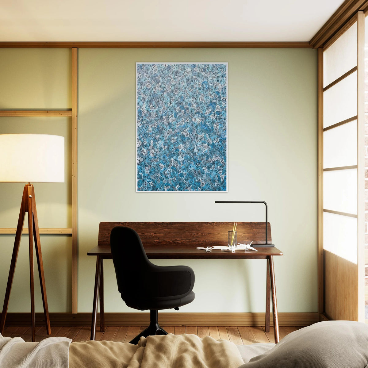SEA 2005 Framed Poster | Yayoi Kusama Framed Prints Wall Art | Yayoi Kusama Prints